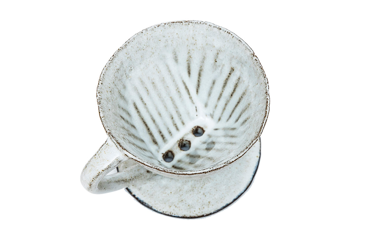 White Cloud No. 2 Ceramic Dripper + Cotton Filter – La Ninj